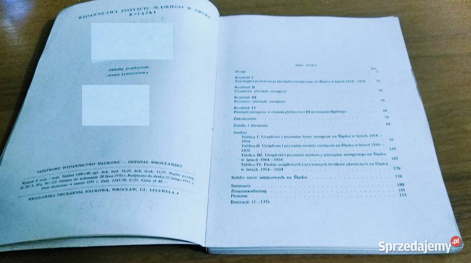 Pieniądz zastępczy na Śląsku 19141924 Wiesław Kultura i Rozrywka Gdańsk sprzedam