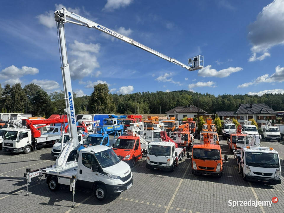 Iveco Daily 35S14 Podnośnik Koszowy Multitel MZ Widełki