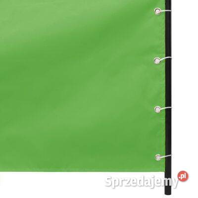 vidaXL Parawan balkonowy jasnozielony 100x240 mazowieckie Warszawa