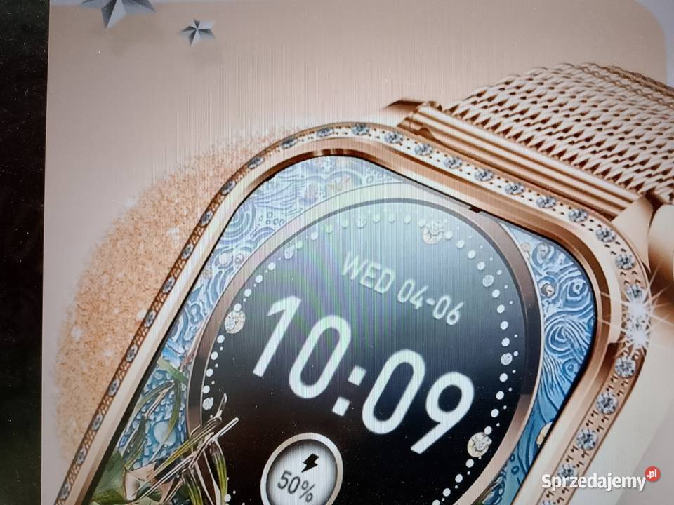 Nowy piękny unikalny jubilerski smartwatch Damskie Zgierz