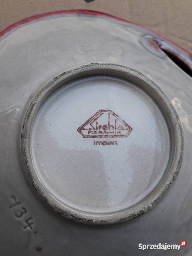 Oryginalna patera ceramiczna Strehla NRD Porcelana i szkło mazowieckie sprzedam