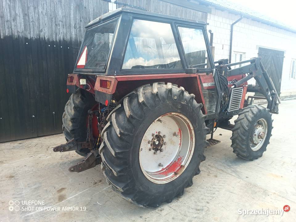 Ursus C385A z ładowaczem 914 Zetor Tur ze Rostkowo