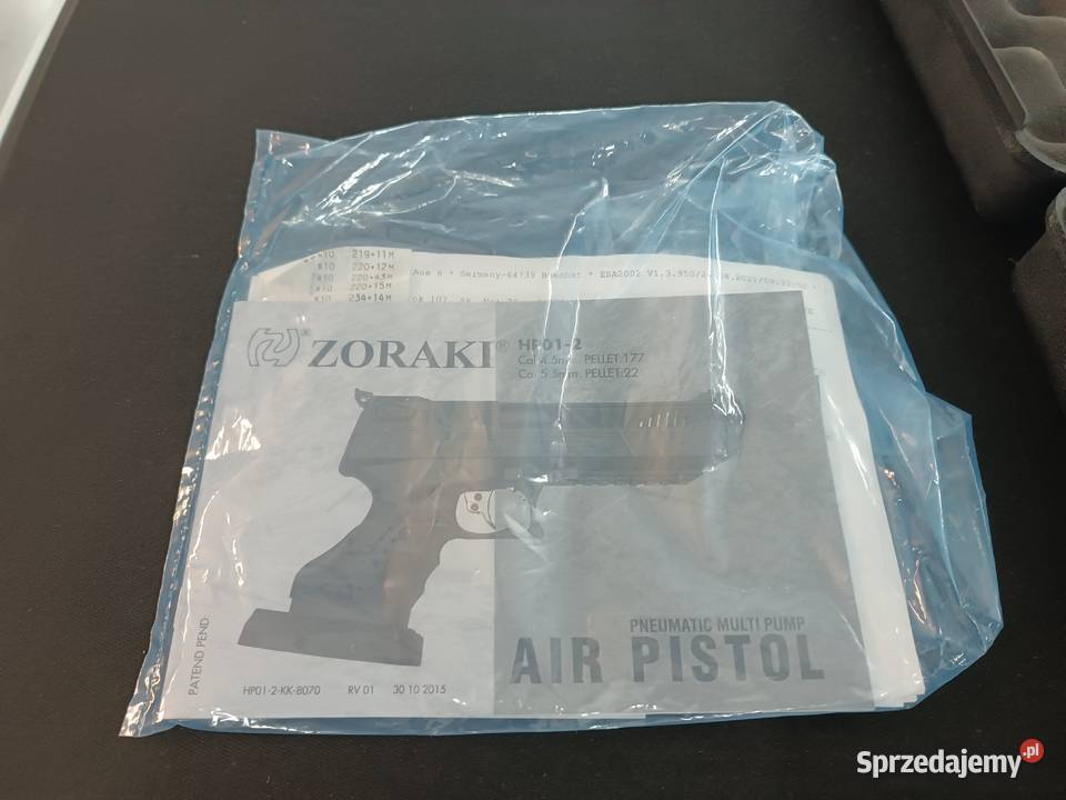 Pistolet wiatrówka Zoraki HP012 Ultra 45 mm PCA kujawsko-pomorskie Włocławek