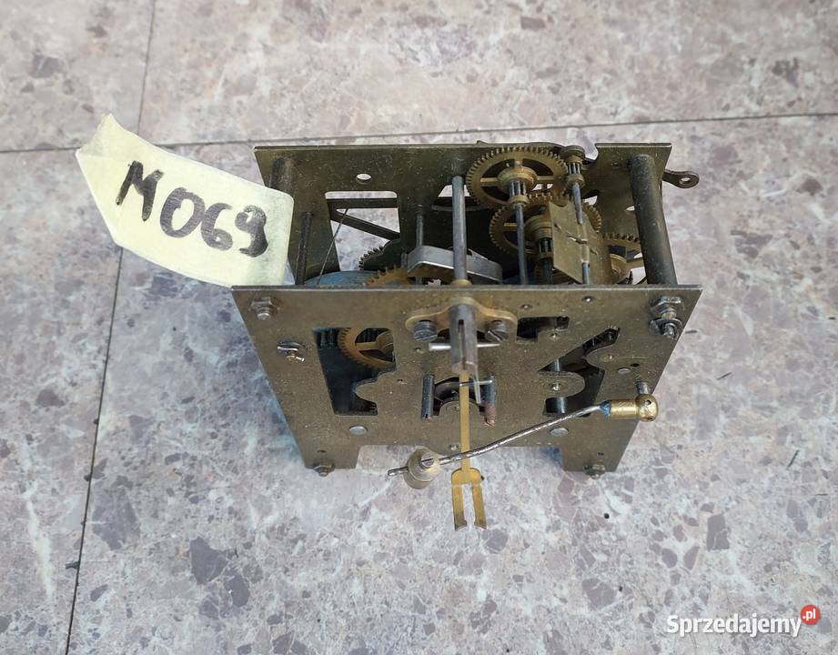 M069 Mechanizm starego zegara ściennego Kriegs Antyki Tczew