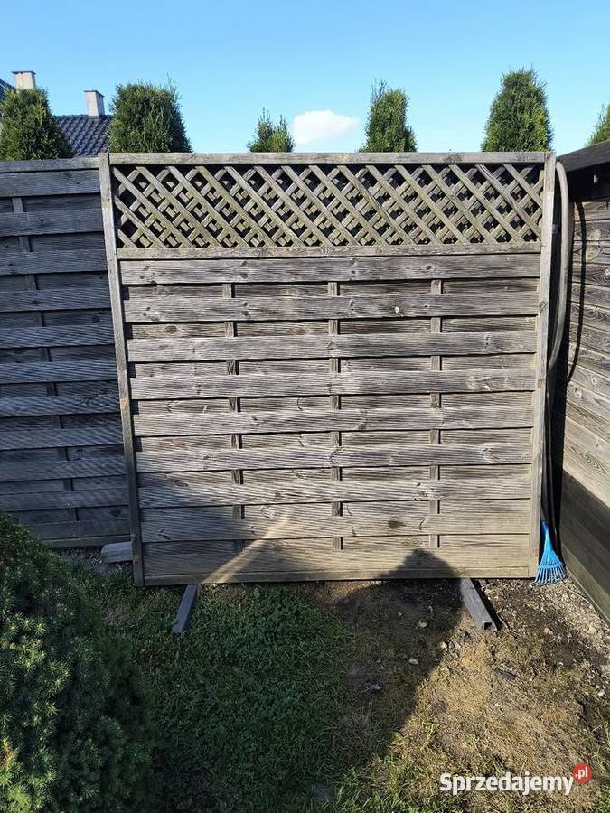 Płot drewniany pergola panel Sędzisław sprzedam