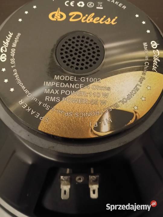 Głośnik niskotonowy Dibeisi G1002 Pozostałe Olsztyn sprzedam