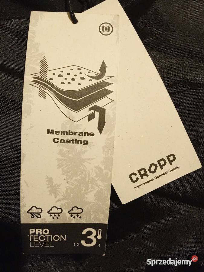 Płaszcz kurtka zimowa męska CROPP XL czarna Warszawa