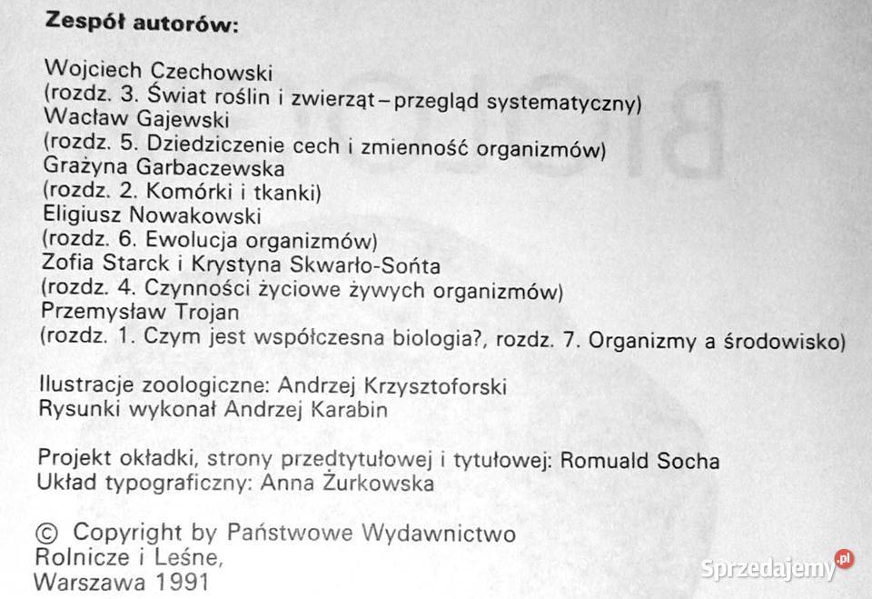 Biologia Wojciech Czechowski Chełm
