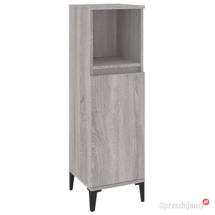 Szafka łazienkowa szary dąb sonoma 30x30x100 Warszawa