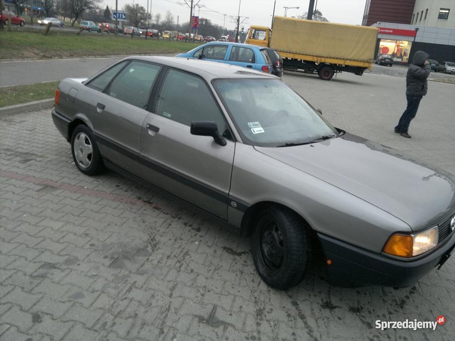Klasyk Audi 80 B3 18 BenzynaGAZ Dwa Komplety kół łódzkie sprzedam