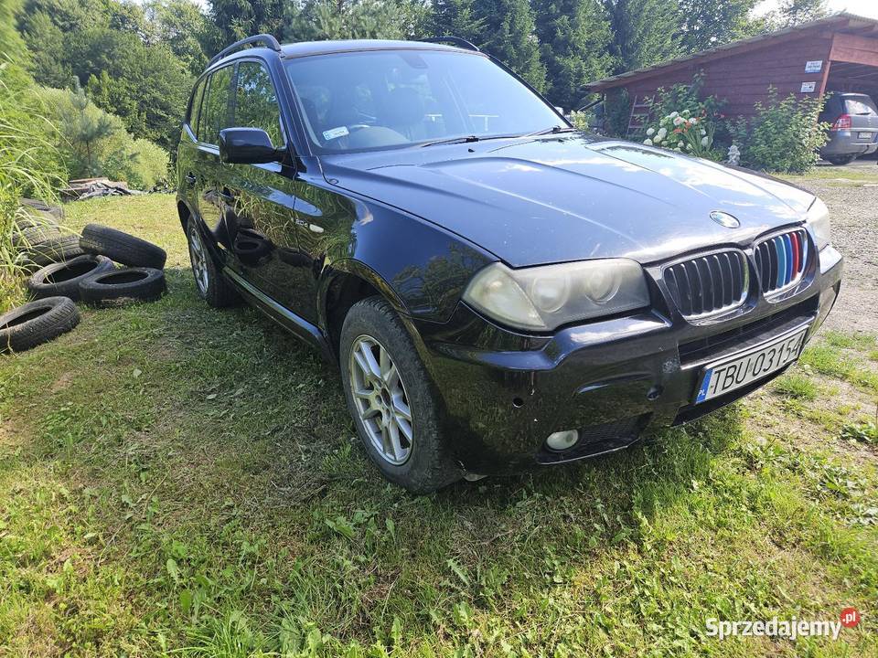 Bmw x3 e83 lift mpakiet na części maska Sanok