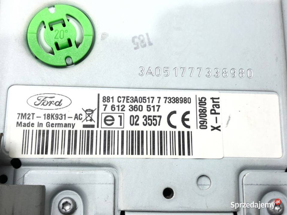 RADIO FORD MONDEO MK4 7M2T18K931AC 0715 podkarpackie sprzedam