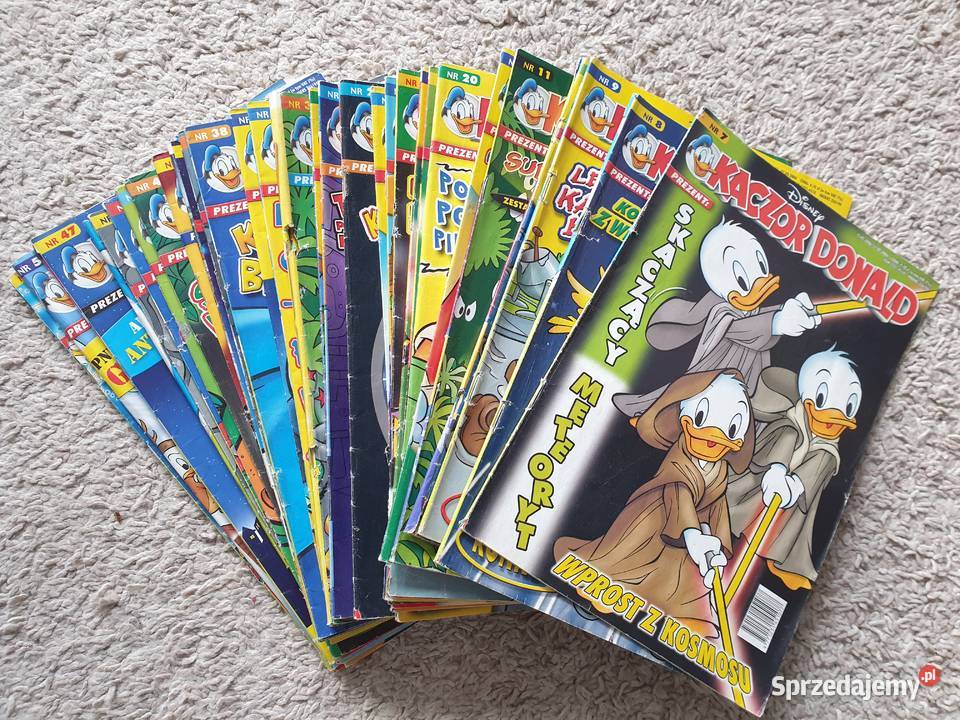 Kaczor Donald zestaw 34 komiksy 2006 Gdynia
