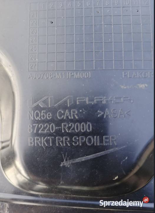 Spoiler lotka klapy bagażnika kia sportage v22 Skarżysko-Kamienna