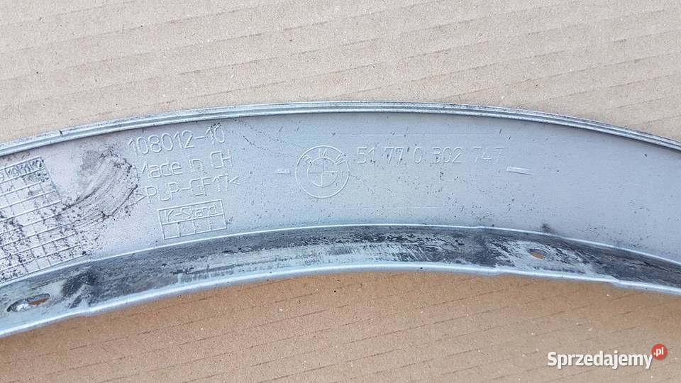 NAKŁADKA BŁOTNIKA L PRZÓD BMW X3 E83 51770302747 Błotniki Międzychód