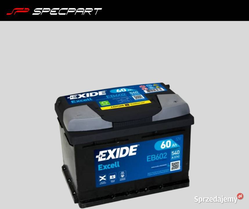 Akumulator Exide Excell 60Ah 540A Koszalin