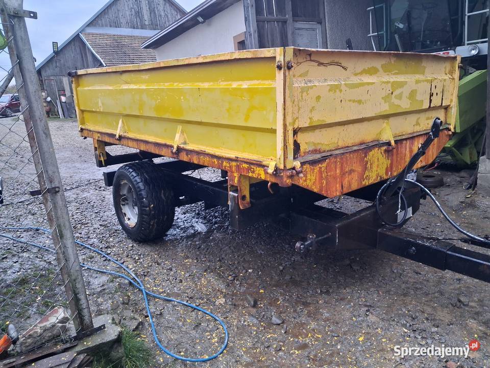 Przyczepa wywrotka 1osiowa Jasło