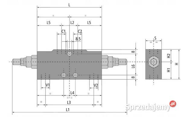 SIŁOWNIK Hydrauliczny 630 Z Zamkiem Regulowanym Solec Kujawski