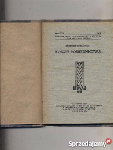 Koszty pośrednictwa sprzedam