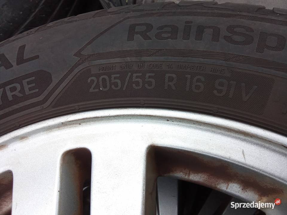 ALUFELGI 16 5x108 OPONY RAIN TYRE z 2020 roku Wągrowiec