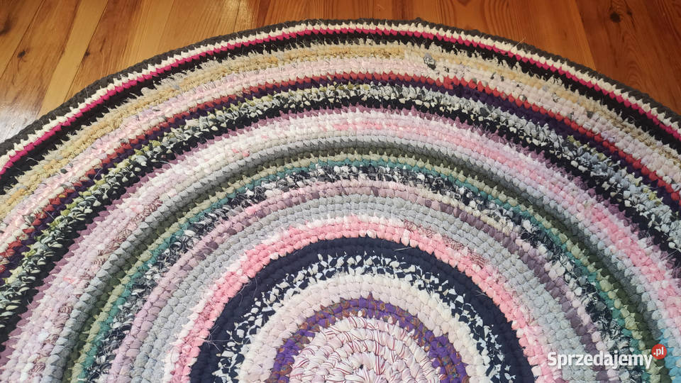 Chodnik dywanik 125 rękodzieło zero waste łódzkie Łódź