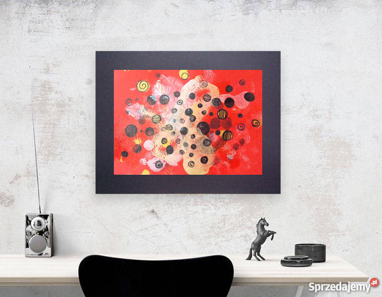 czerwona grafika złota grafika złotoczerwona