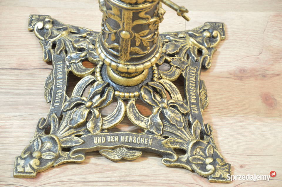 stary żeliwny STOJAK pod choinkę niemiecki śląskie Jastrzębie-Zdrój