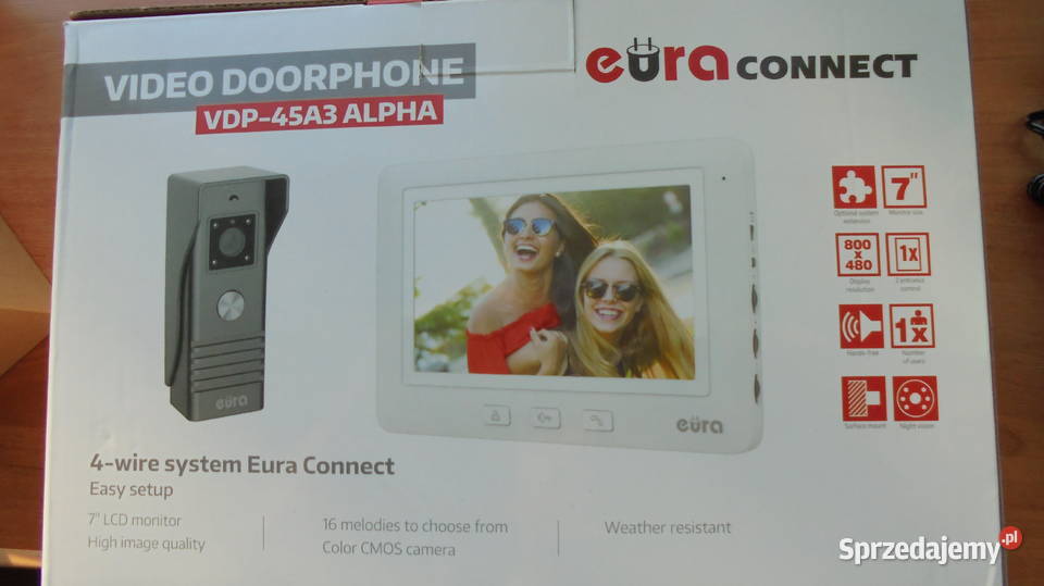 Wideodomofon Eura VDP 45A3 ALPHA Warszawa sprzedam