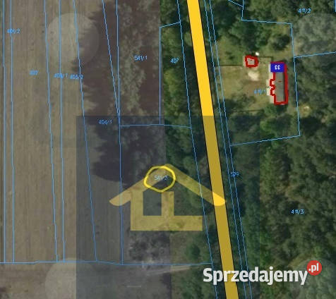 Działka budowlana w Niechnabrzu 77m Niechnabrz