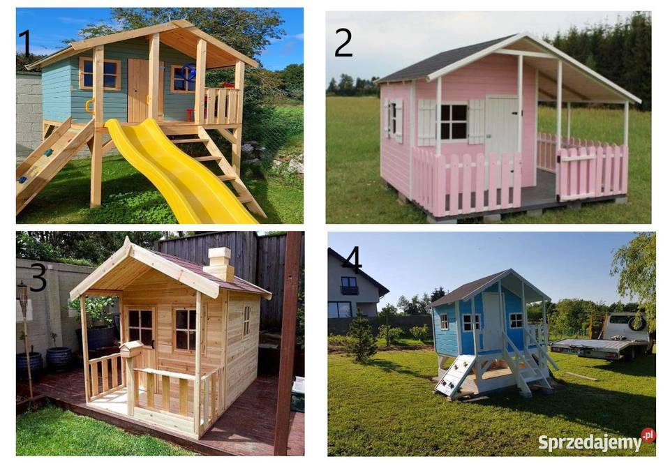Domek drewniany dzieci Straszęcin