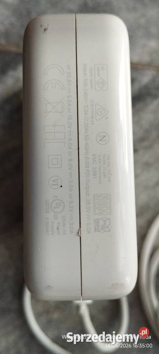 Power adapter Apple 140 W Telefony komórkowe Nowa Ruda