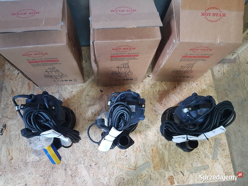 Pompa Do Wody Szamba 3550 Watt Pływak Narzędzia Głogowa