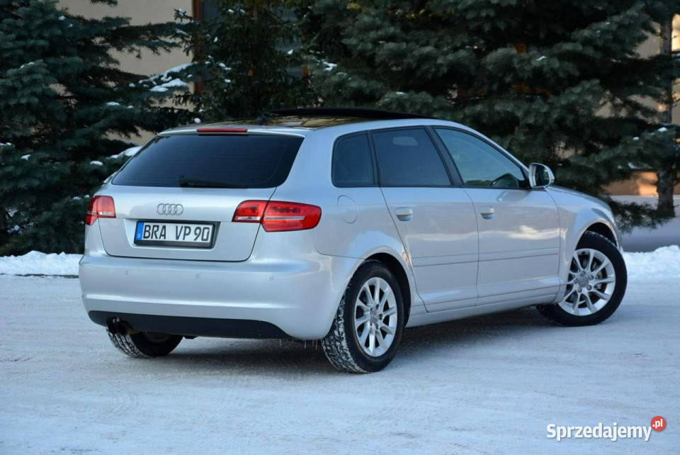 Audi A3 Sportback Lift DSG Panorama Skóry Duża podgrzewane fotele Ostrów Mazowiecka sprzedam