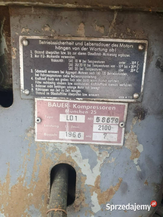 pozostałe inny KOMPRESOR Bauer Deutz KOMPRESOR opolskie Głogówek