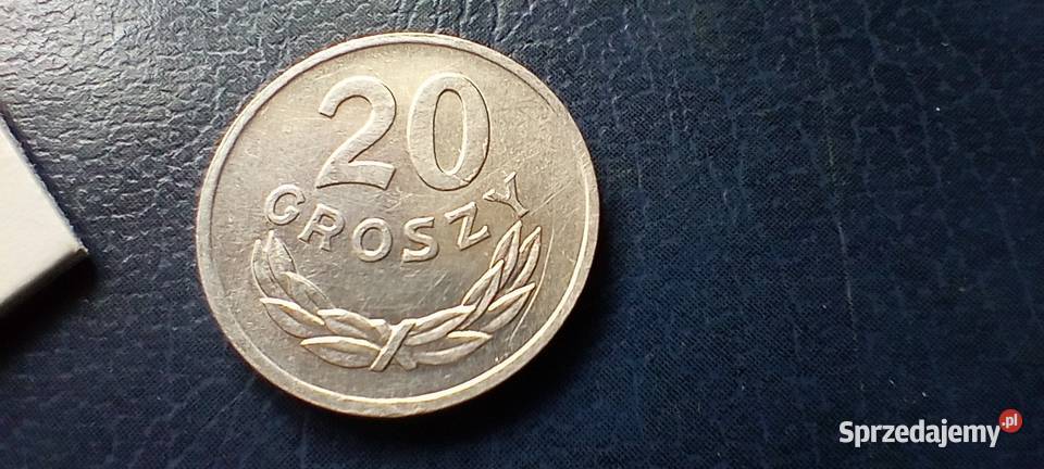 Stare monety 20 groszy 1980 PRL Polska Lesko