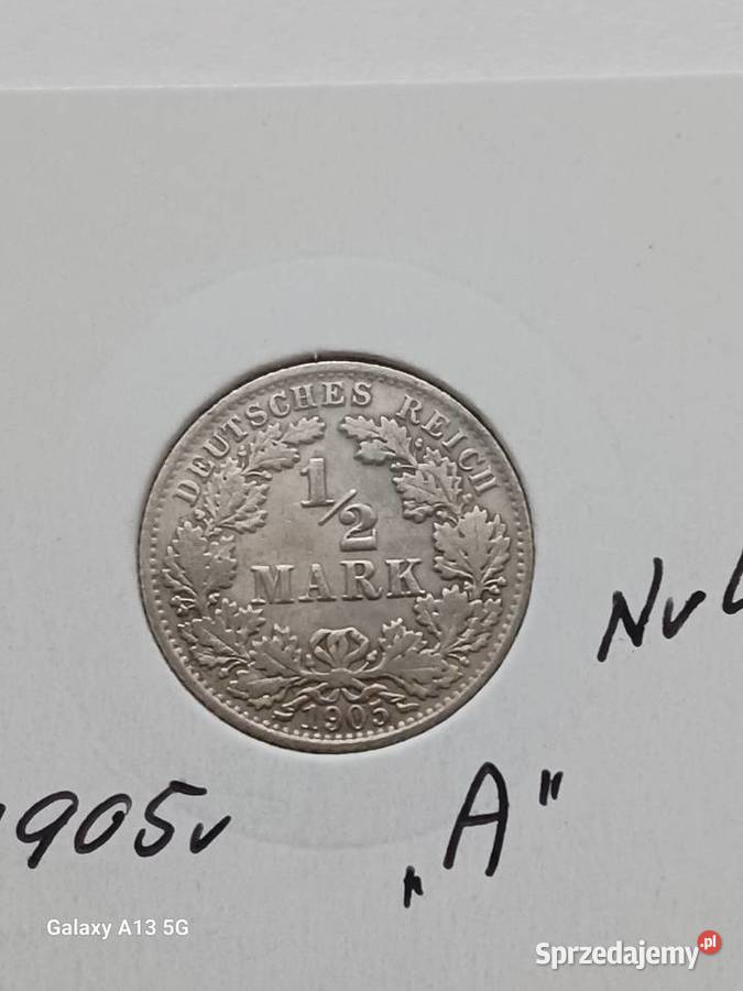 12 Marki Prusy 1905 r 4 mennica A