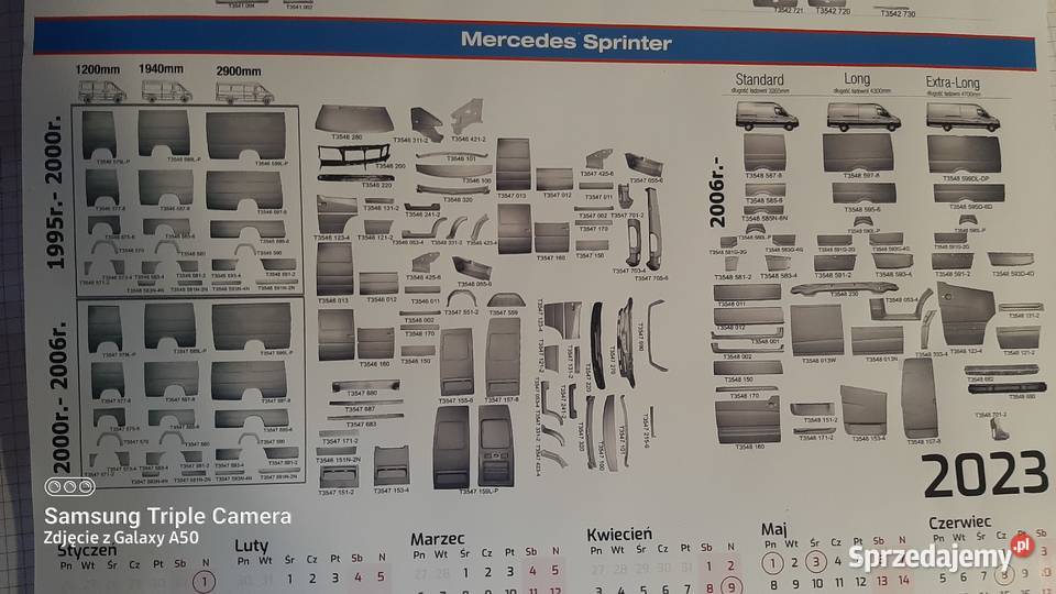 błotniki sprinter 906 Rok produkcji 2023 mazowieckie Radom