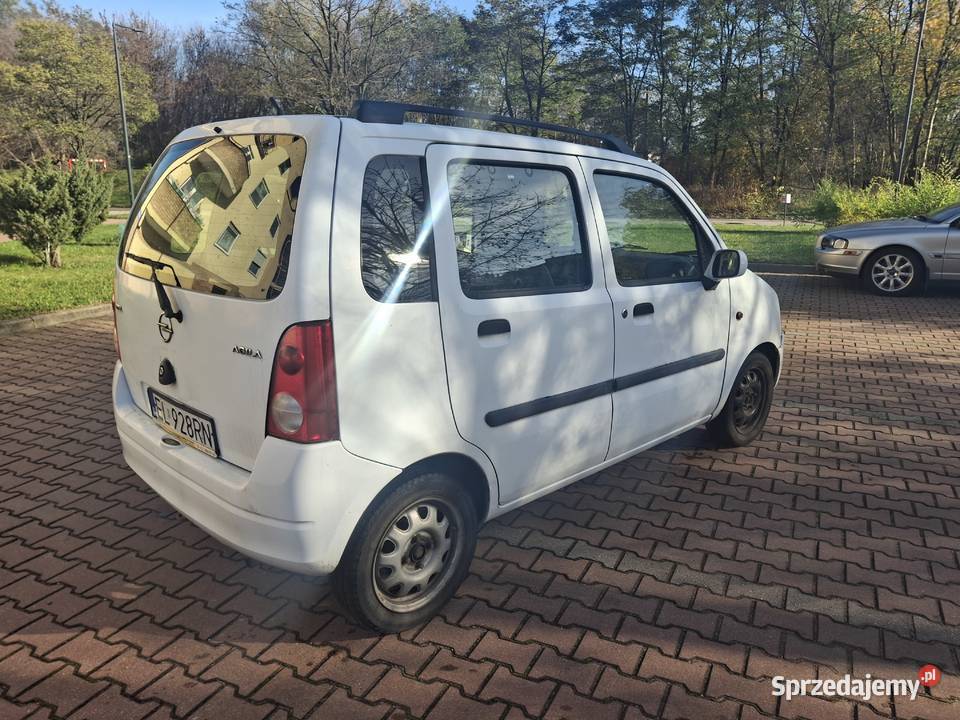 Opel Agila 10 benzyna 2001 Łódź