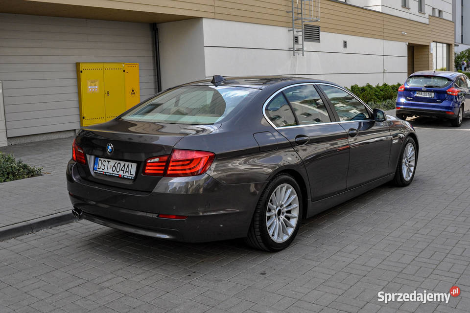BMW Seria 5 F10 30d 245 Automat Skóry Rok produkcji 2010 Wrocław