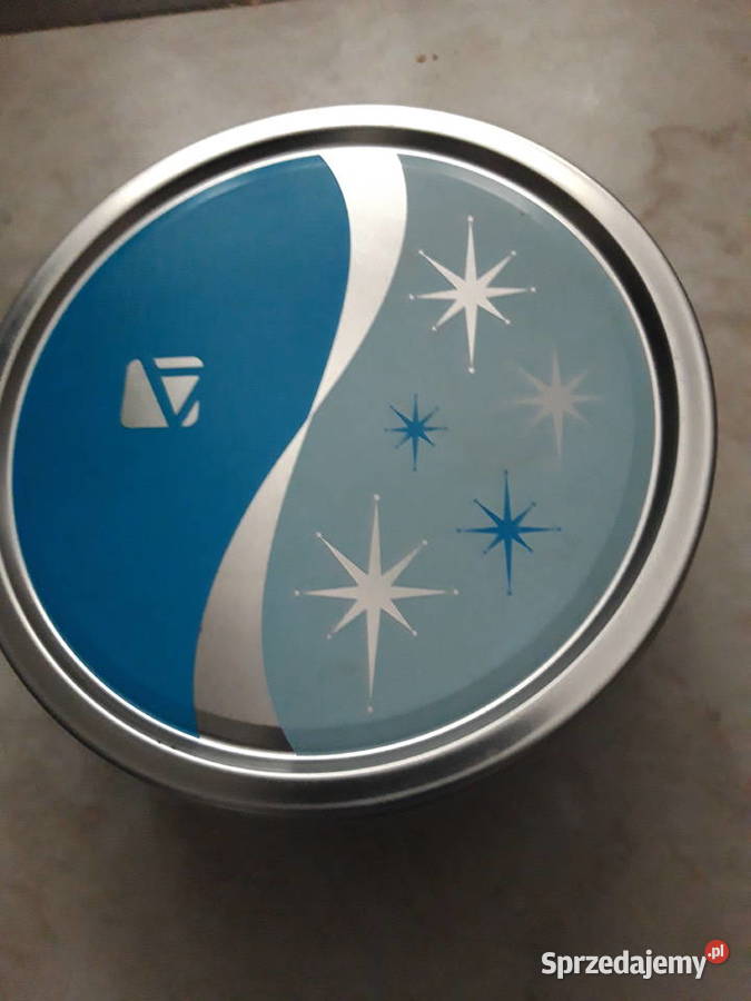 świąteczna puszka metalowa na ciastka drobiazgi Warszawa