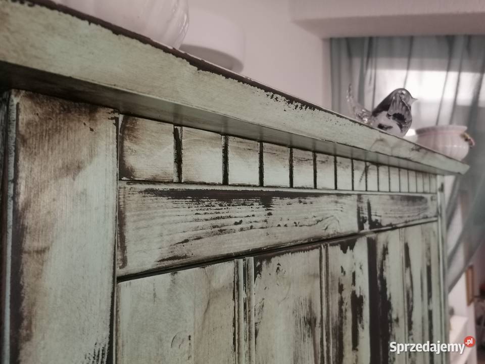 Szafa dwudrzwiowa zabytkowa pistacchio vintage Wodzisław Śląski