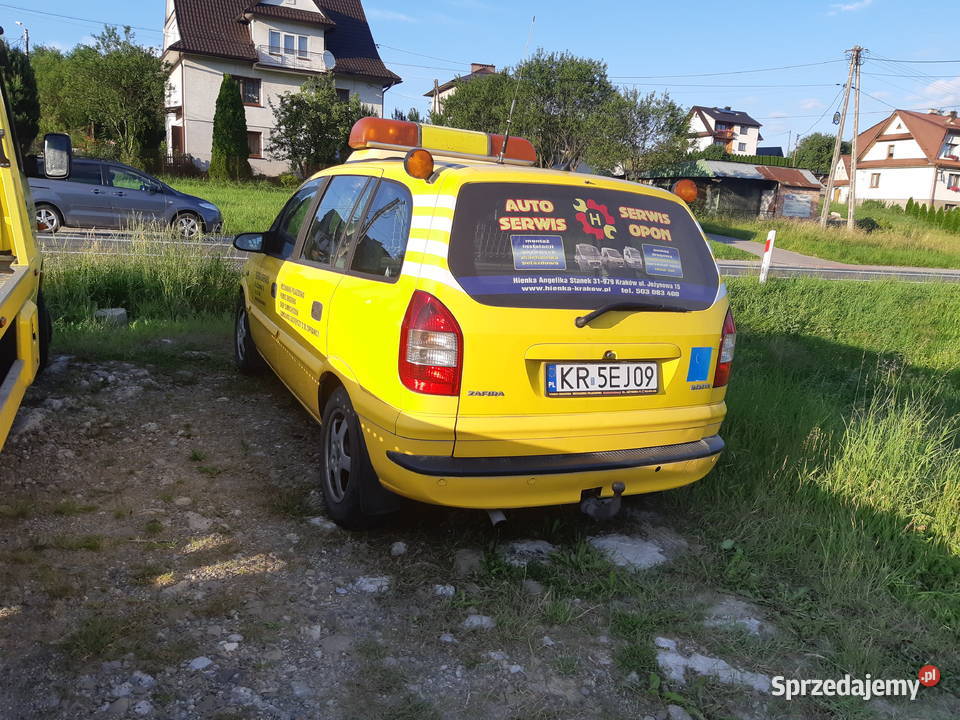 Zafira pomoc drogowa specjalny zabudowa ADAC
