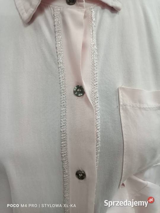 Koszula damska bawełniana ze ściągaczemcekinowe kolorowy Wieluń