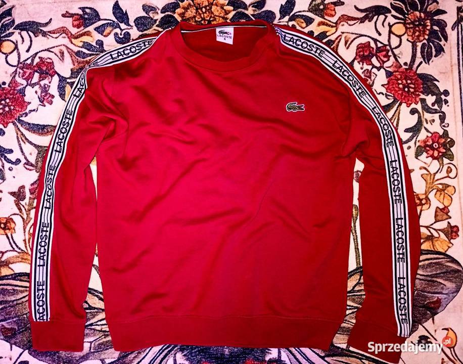Lacoste bluza lampas z logo L małopolskie Kraków
