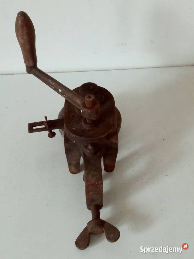 Stara szlifierka ręczna stołowa