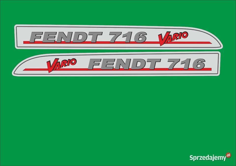 Naklejki Fendt 716 vario i inne mocne Bydgoszcz sprzedam