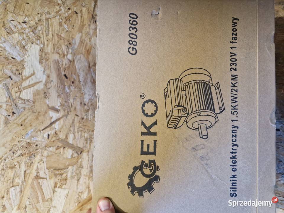 Silnik elektryczny 15KW2 230V 1 fazowy Geko