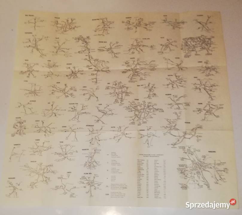 Przewodnik Polsce z mapą PRL 1976 r Antykwariat Warszawa