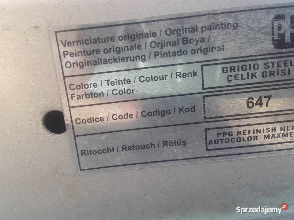 Fiat Albea Zderzak tylny 647 osobowe Łódź