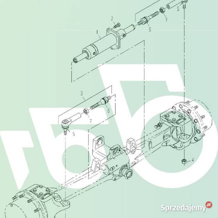 Siłownik skrętu 745750 AL160146 AL175594 John Wilkowo sprzedam
